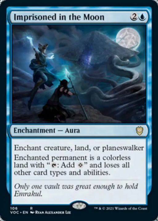 Imprisoned in the Moon [Innistrad: Crimson Vow Commander] - MTG Single