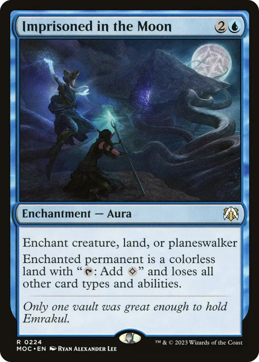 Imprisoned in the Moon [March of the Machine Commander] - MTG Single