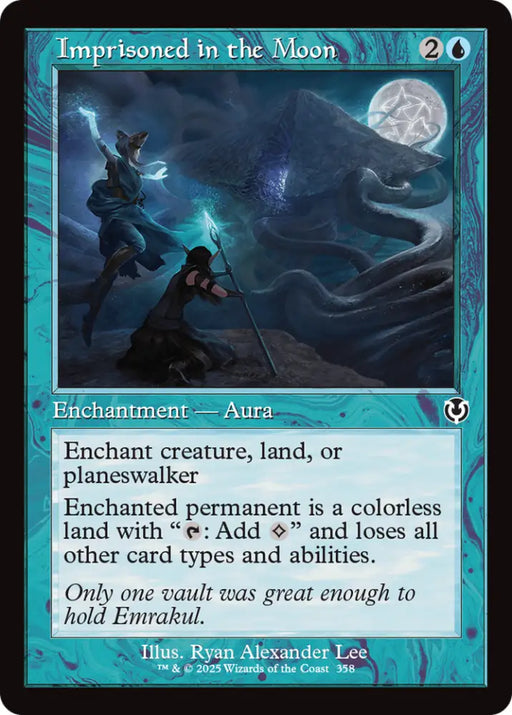 Imprisoned in the Moon (Retro Frame) [Innistrad Remastered] - MTG Single