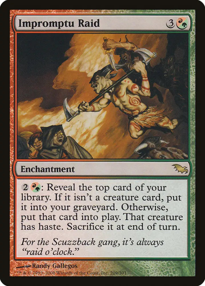 Impromptu Raid [Shadowmoor] - MTG Single