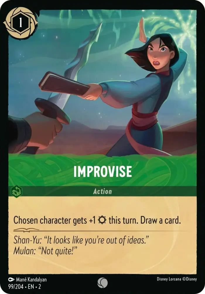 Improvise (99/204) [Rise of the Floodborn] - Lorcana Single