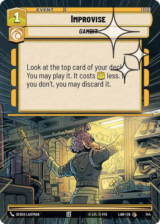 Improvise (Hyperspace Foil) (744) [A Lawless Time]