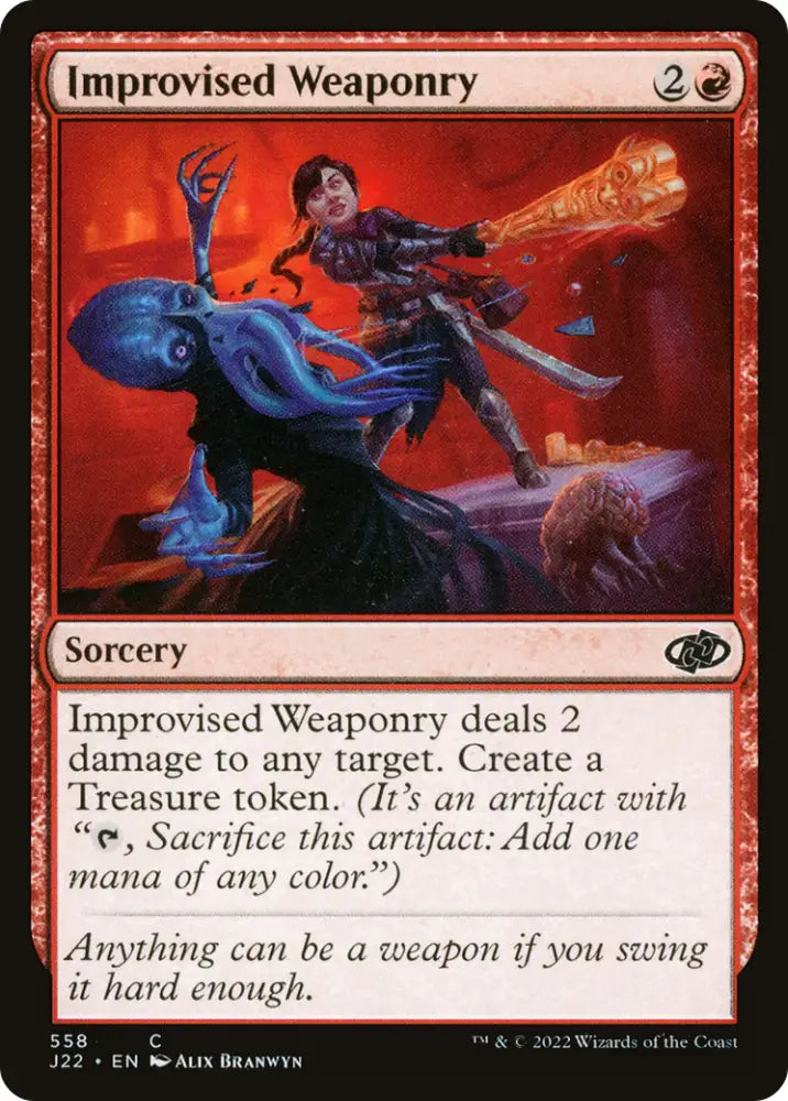 Improvised Weaponry [Jumpstart 2022] - MTG Single