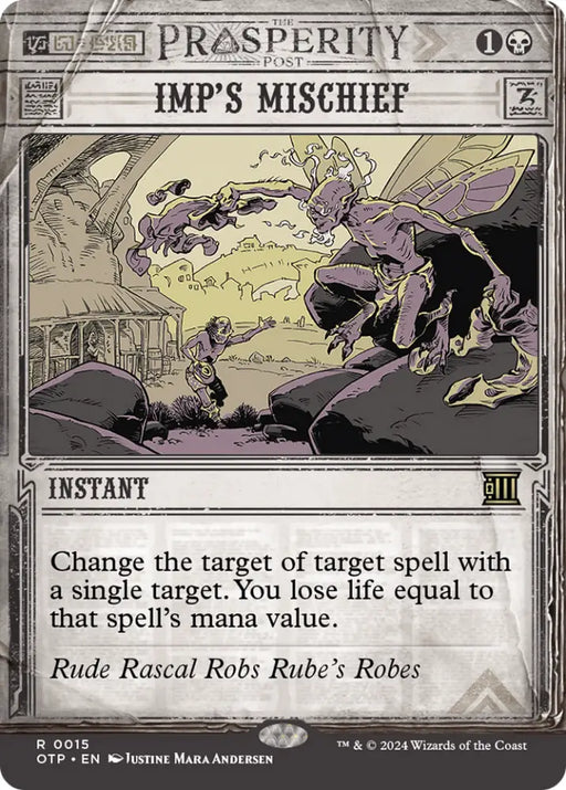 Imp’s Mischief [Outlaws of Thunder Junction: Breaking News] - MTG Single
