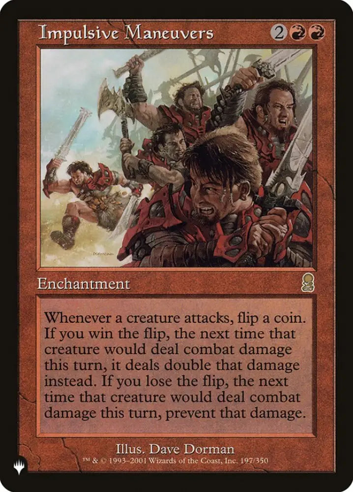 Impulsive Maneuvers [Secret Lair: Heads I Win Tails You Lose] - MTG Single