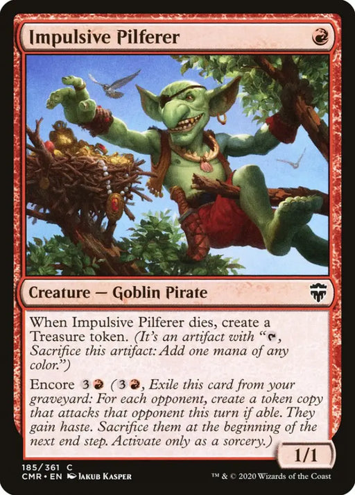 Impulsive Pilferer [Commander Legends] - MTG Single