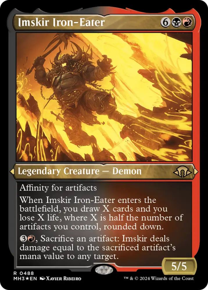 Imskir Iron-Eater (Foil Etched) [Modern Horizons 3] - MTG Single