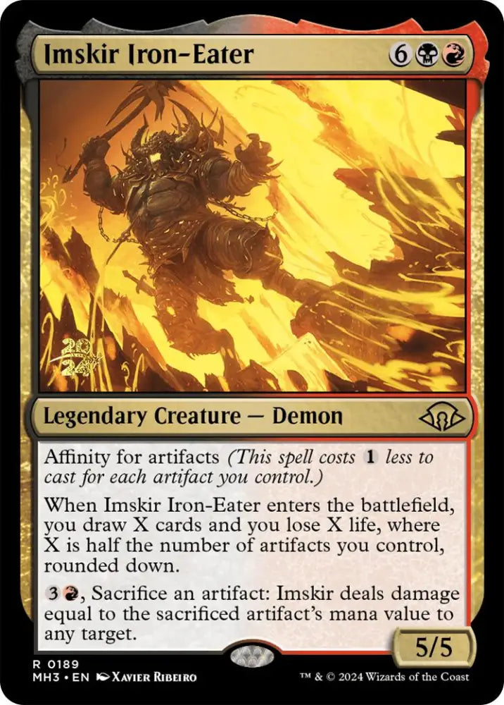 Imskir Iron-Eater [Modern Horizons 3 Prerelease Promos] - MTG Single