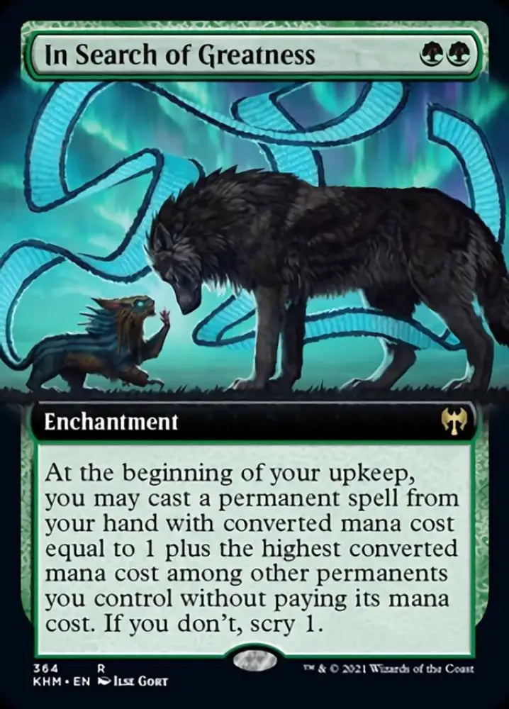 In Search of Greatness (Extended Art) [Kaldheim] - MTG Single