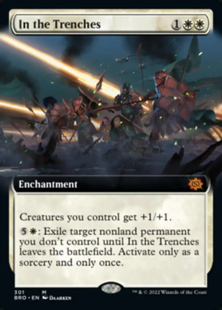 In the Trenches (Extended Art) [The Brothers’ War] - MTG Single