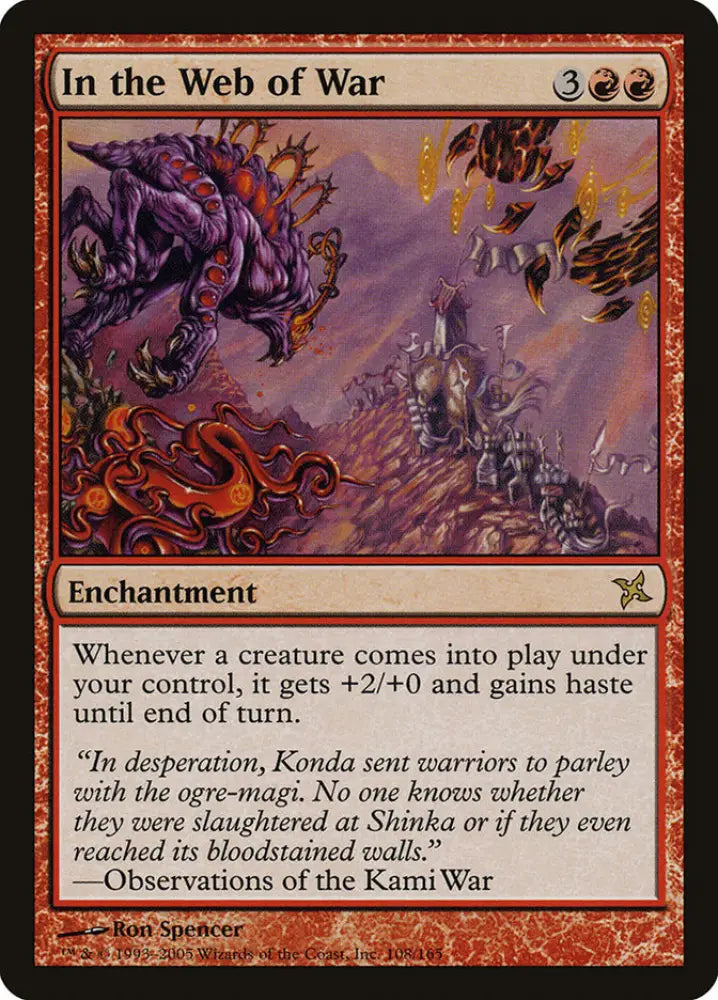 In the Web of War [Betrayers of Kamigawa] - MTG Single