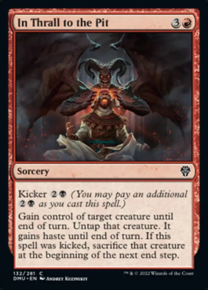 In Thrall to the Pit [Dominaria United] - MTG Single
