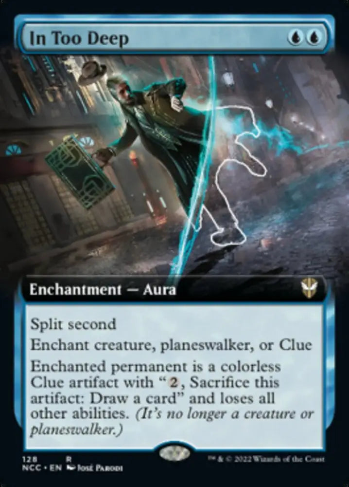 In Too Deep (Extended Art) [Streets of New Capenna Commander] - MTG Single