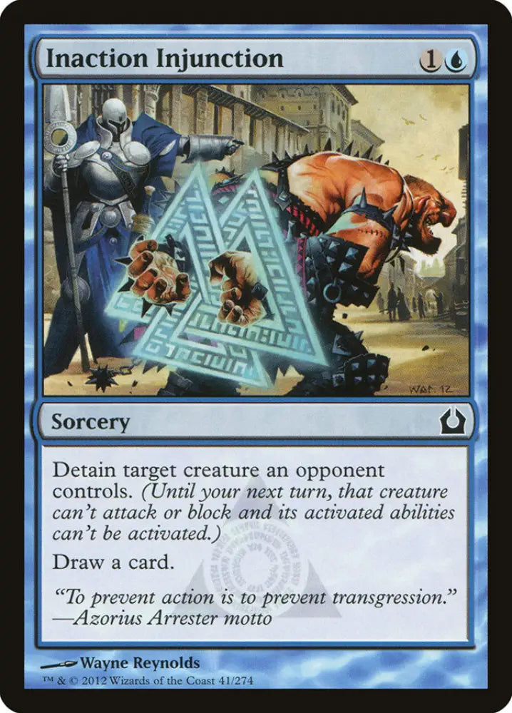 Inaction Injunction [Return to Ravnica] - MTG Single