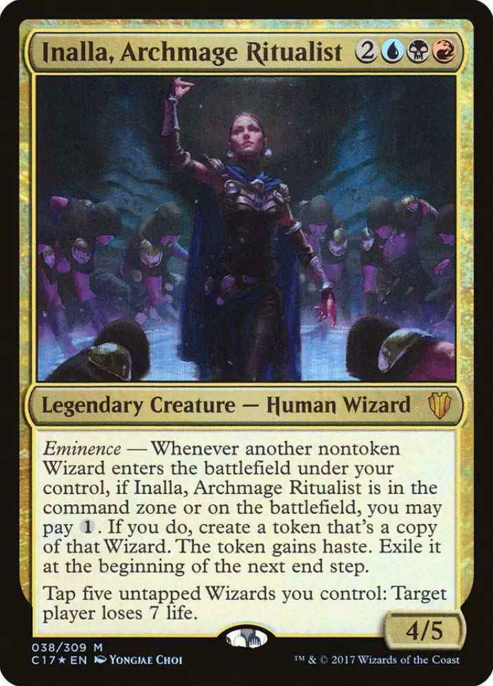 Inalla Archmage Ritualist [Commander 2017] - MTG Single