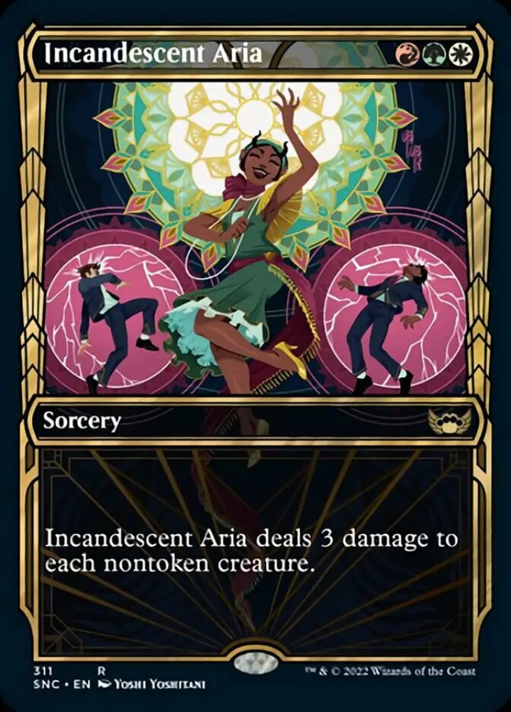Incandescent Aria (Showcase Golden Age) [Streets of New Capenna] - MTG Single