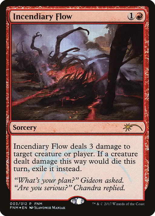 Incendiary Flow [Friday Night Magic 2017] - MTG Single