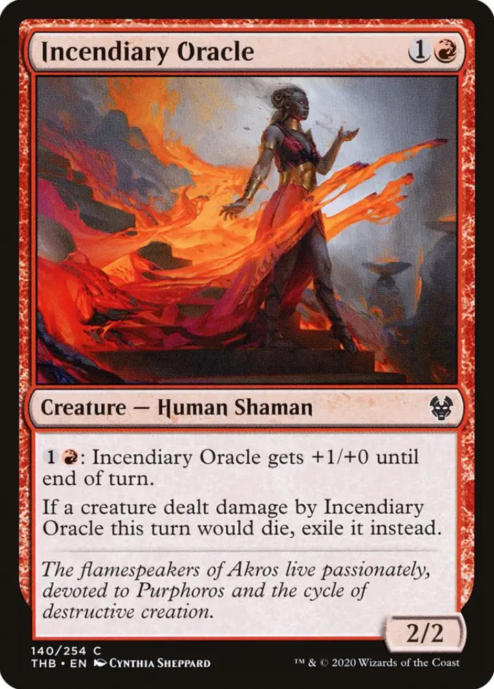 Incendiary Oracle [Theros Beyond Death] - MTG Single
