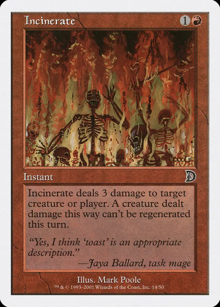 Incinerate [Deckmasters] - MTG Single