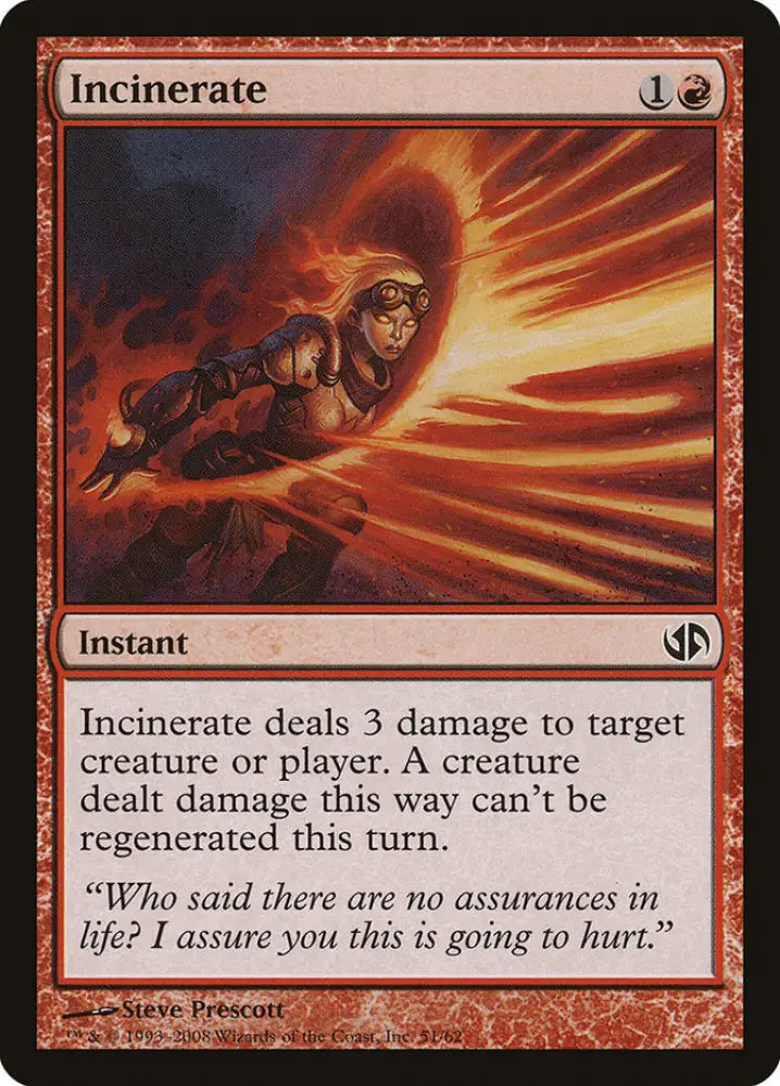 Incinerate [Duel Decks: Jace vs. Chandra] - MTG Single