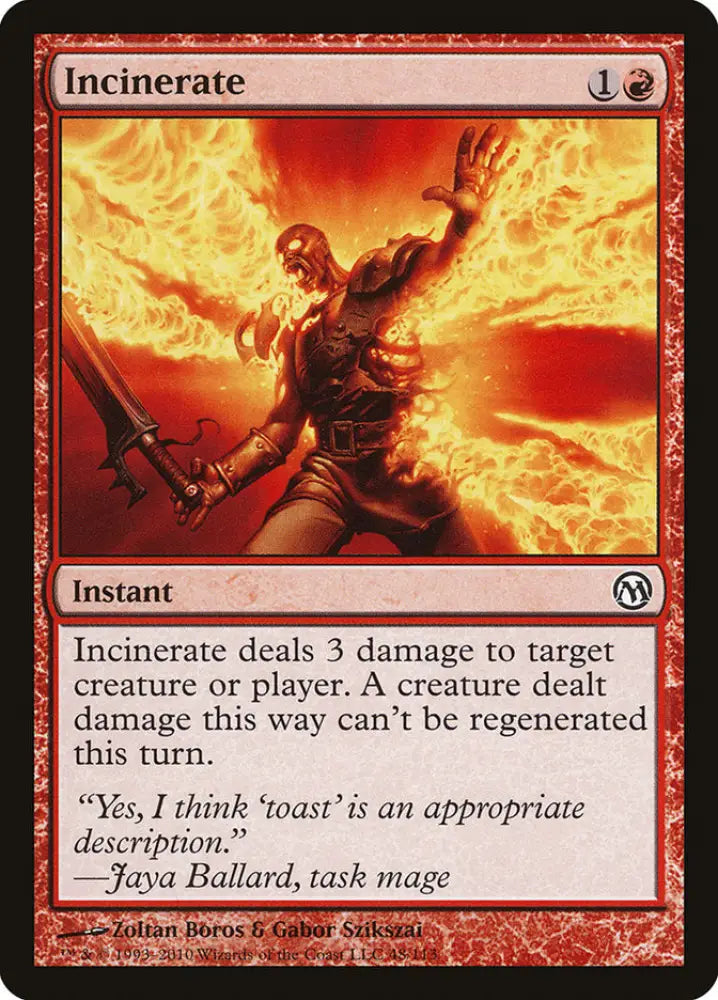 Incinerate [Duels of the Planeswalkers] - MTG Single