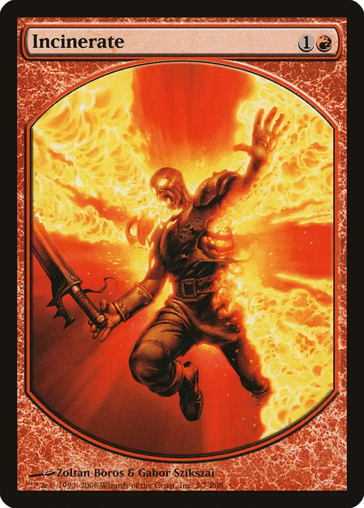 Incinerate [Magic Player Rewards 2008] - MTG Single