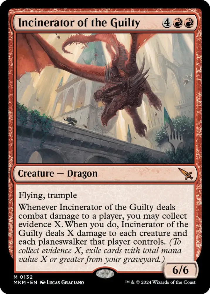 Incinerator of the Guilty (Promo Pack) [Murders at Karlov Manor Promos] - MTG Single
