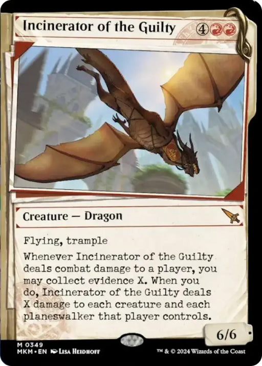 Incinerator of the Guilty (Showcase) [Murders at Karlov Manor] - MTG Single