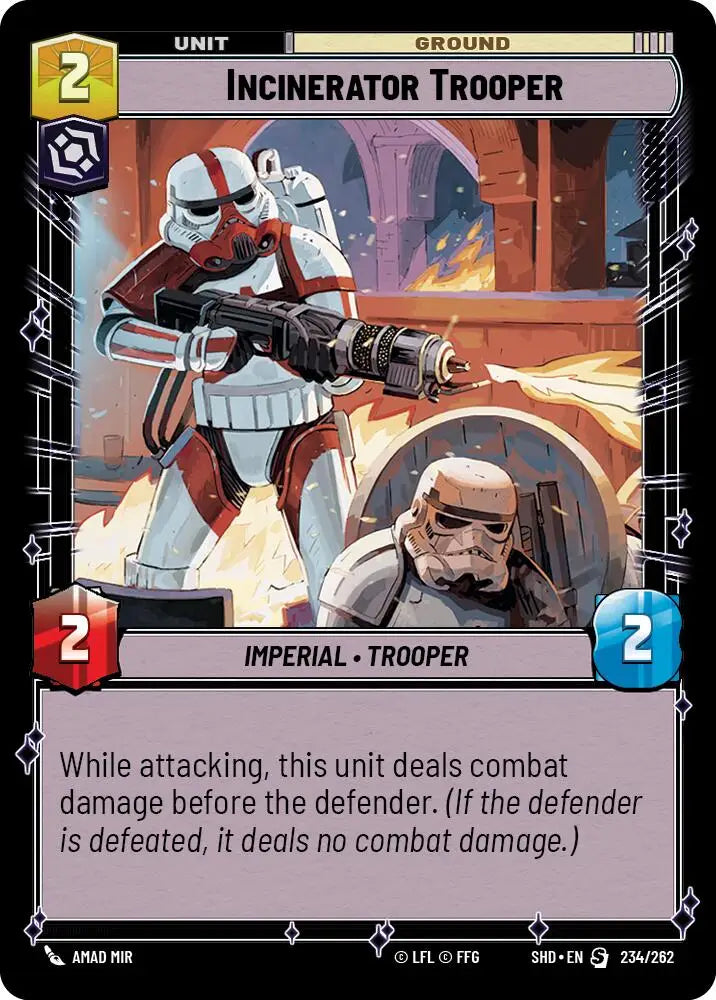 Incinerator Trooper (234/262) [Shadows of the Galaxy] - Star Wars: Unlimited Single
