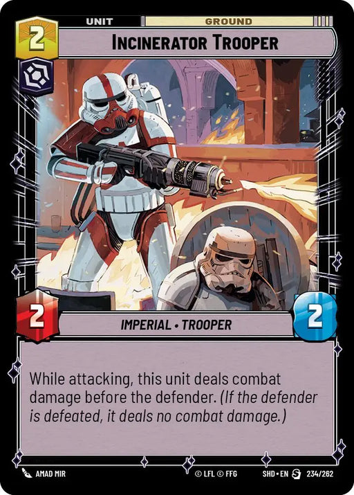 Incinerator Trooper (234/262) [Shadows of the Galaxy] - Star Wars: Unlimited Single