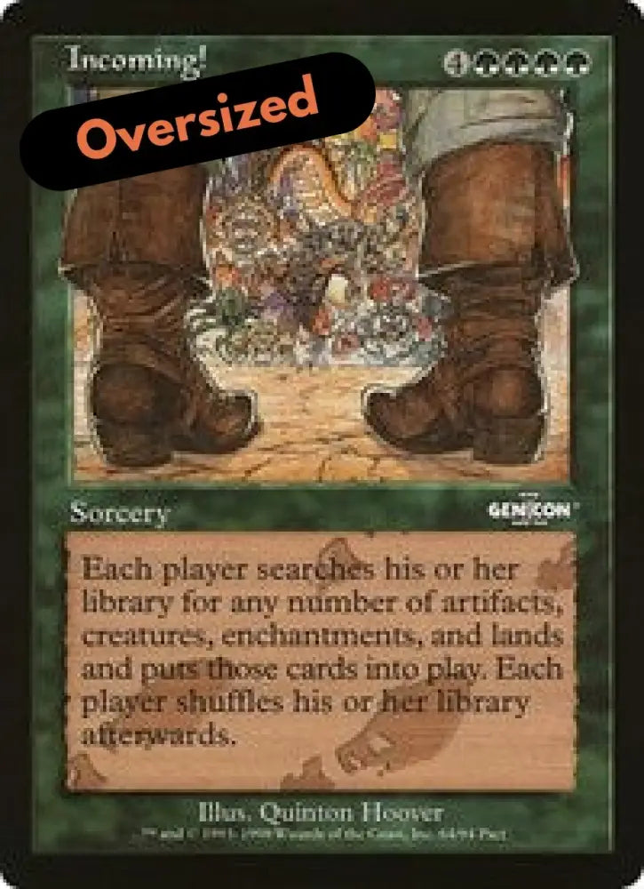 Incoming! (Oversized) [Oversize Cards] - MTG Single