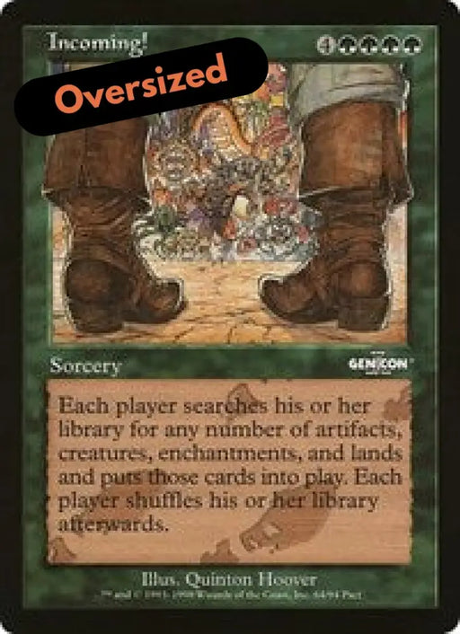 Incoming! (Oversized) [Oversize Cards] - MTG Single