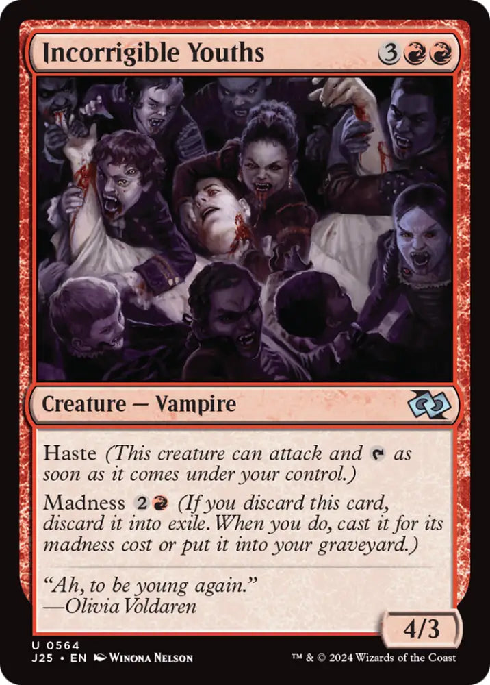Incorrigible Youths [Foundations Jumpstart] - MTG Single