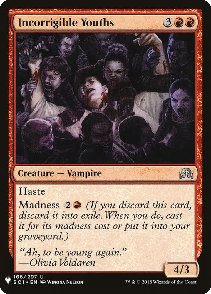 Incorrigible Youths [Mystery Booster] - MTG Single