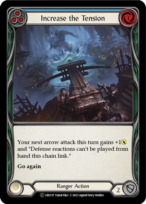 Increase the Tension (Blue) [Crucible of War Unlimited] Unlimited Rainbow Foil - Flesh And Blood Single