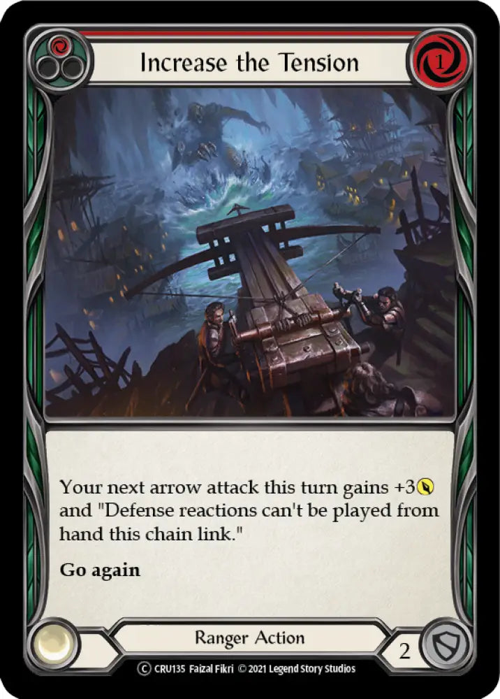 Increase the Tension (Red) [Crucible of War Unlimited] Unlimited Rainbow Foil - Flesh And Blood Single