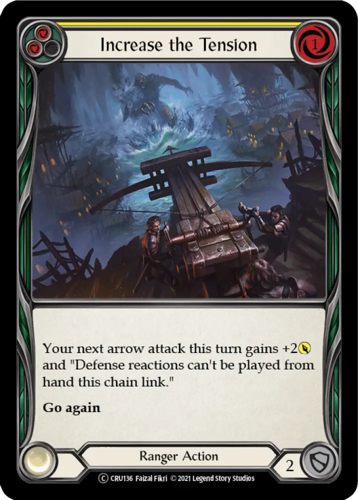 Increase the Tension (Yellow) [Crucible of War Unlimited] Unlimited Rainbow Foil - Flesh And Blood Single