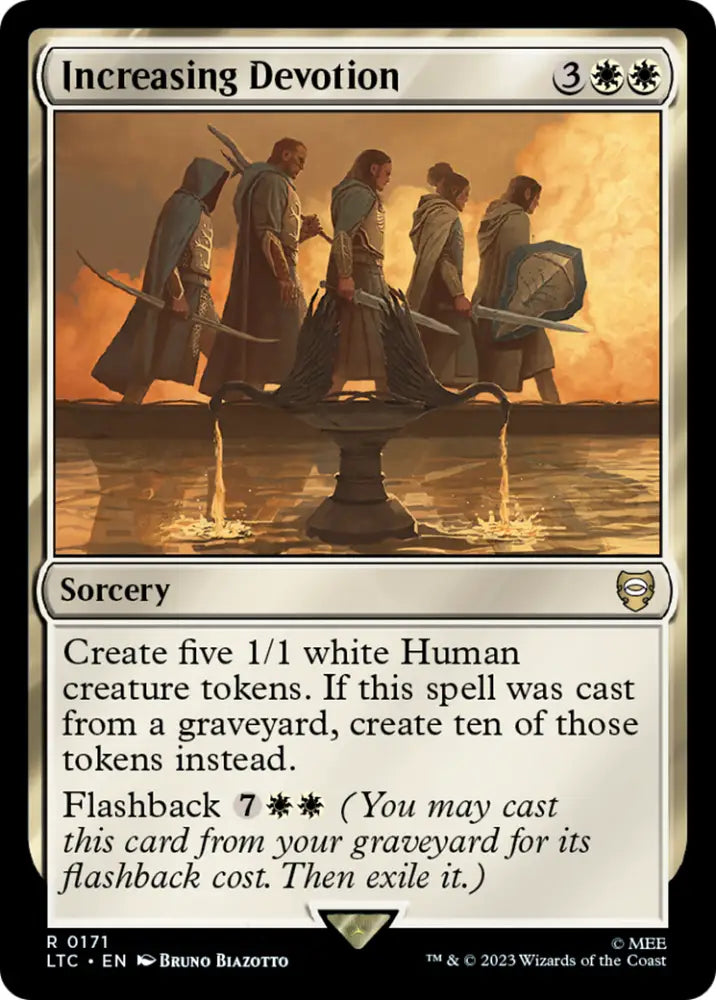 Increasing Devotion [The Lord of the Rings: Tales of Middle-Earth Commander] - MTG Single