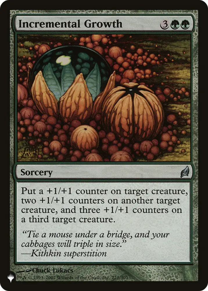 Incremental Growth [The List] - MTG Single