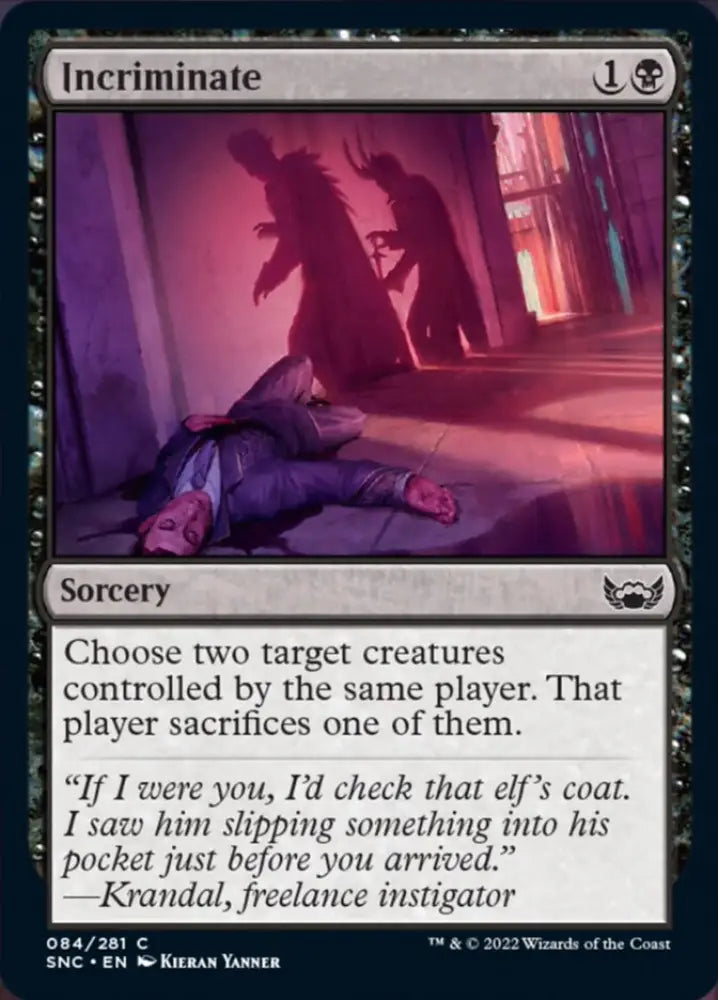 Incriminate [Streets of New Capenna] - MTG Single