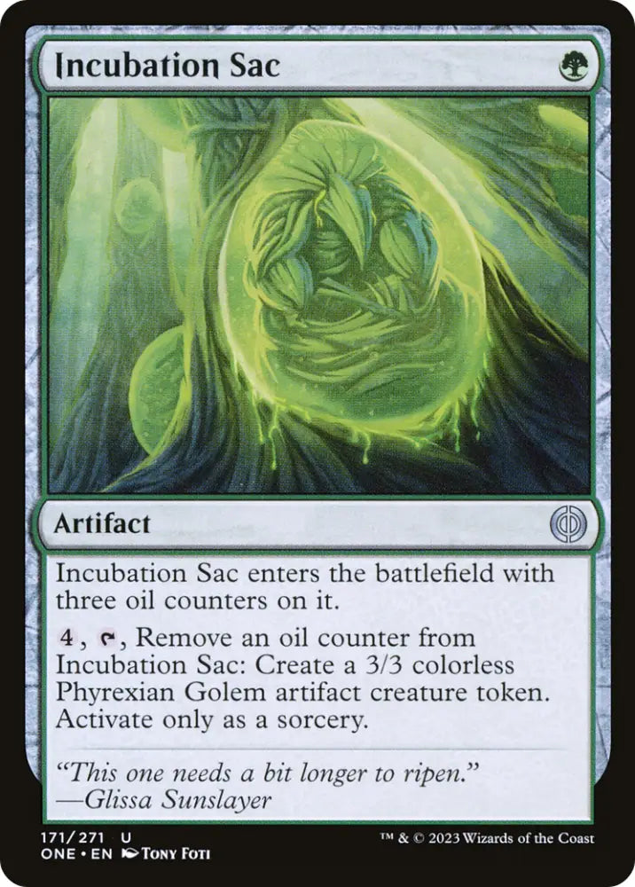 Incubation Sac [Phyrexia: All Will Be One] - MTG Single