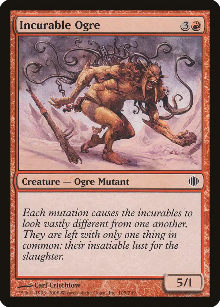 Incurable Ogre [Shards of Alara] - MTG Single