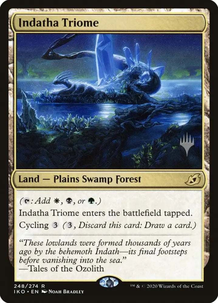 Indatha Triome (Promo Pack) [Ikoria: Lair of Behemoths Promos] - MTG Single