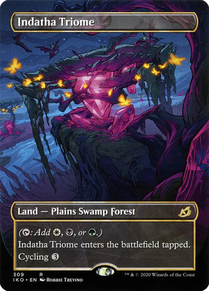 Indatha Triome (Showcase) [Ikoria: Lair of Behemoths] - MTG Single