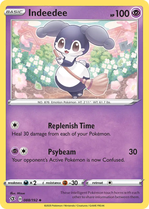 Indeedee (088/192) [Sword & Shield: Rebel Clash] - Pokemon Single
