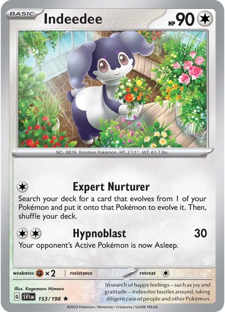 Indeedee (153/198) [Scarlet & Violet: Base Set] - Pokemon Single
