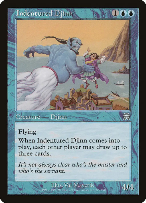 Indentured Djinn [Mercadian Masques] - MTG Single