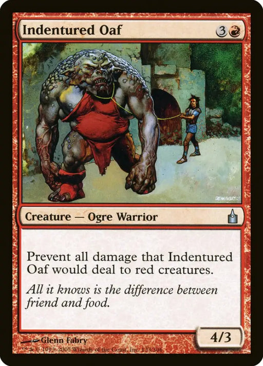 Indentured Oaf [Ravnica: City of Guilds] - MTG Single