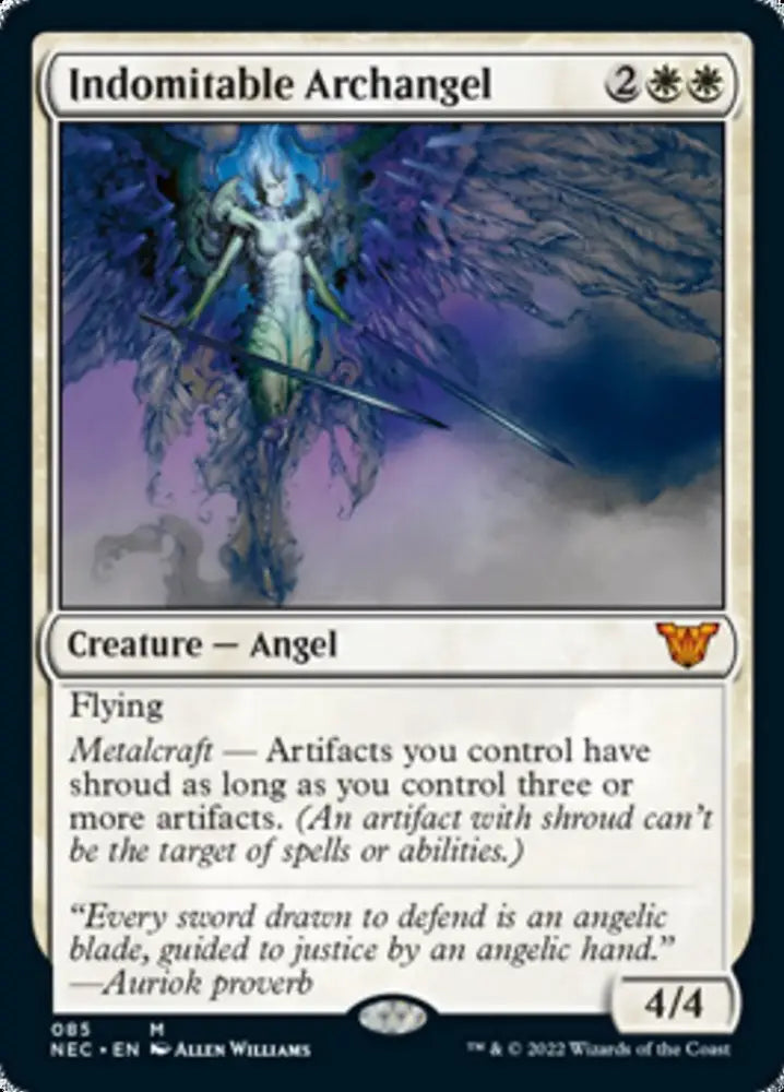 Indomitable Archangel [Kamigawa: Neon Dynasty Commander] - MTG Single