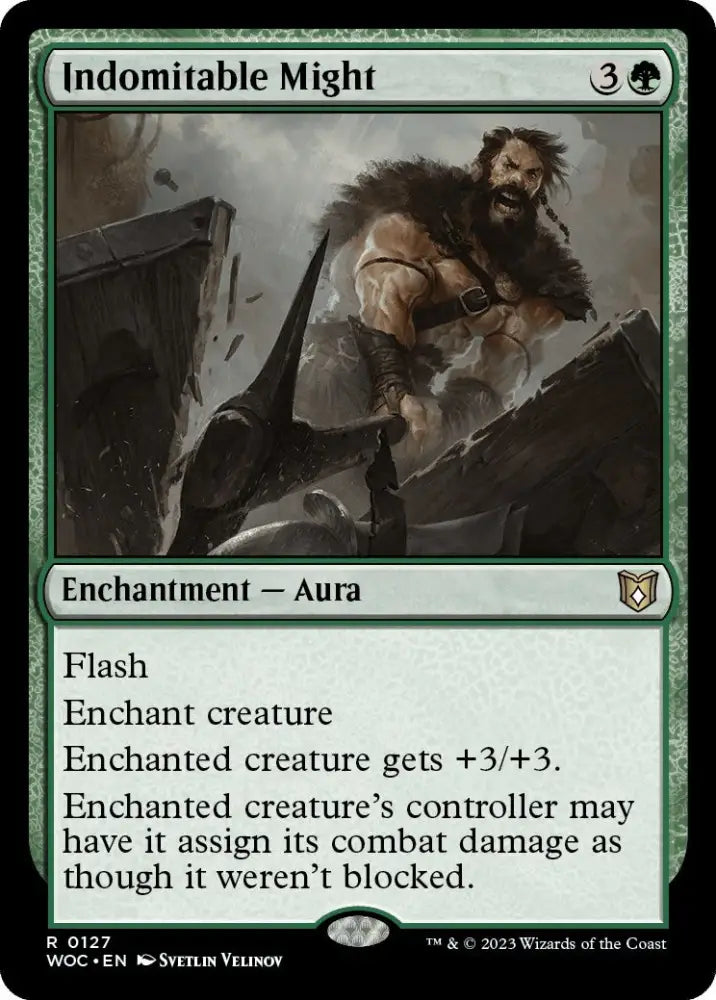 Indomitable Might [Wilds of Eldraine Commander] - MTG Single